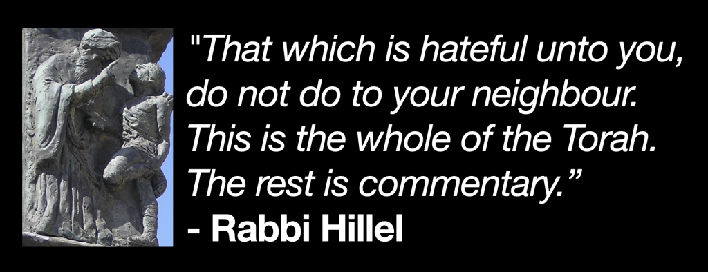 Famous quotation of Hillel the Great