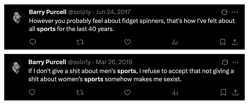 Who has the bests interests of sports people in mind?